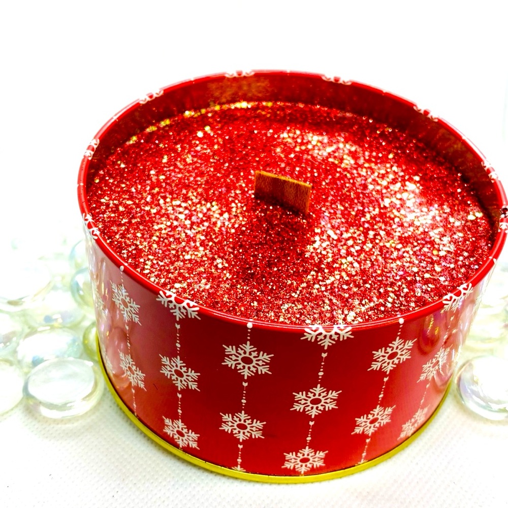 SALE!! Christmas Peppermint & Vanilla Candle